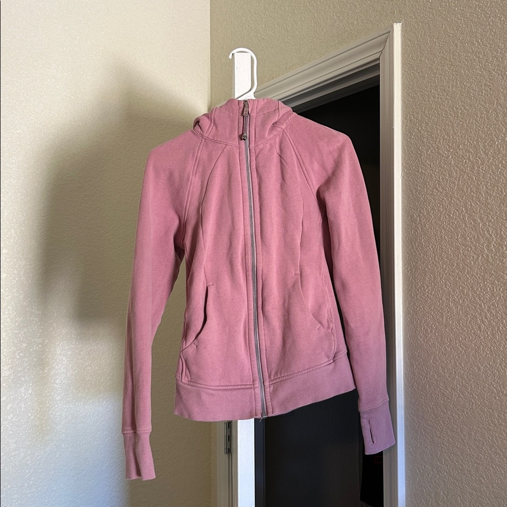 Pink Zip-Up Hoodie